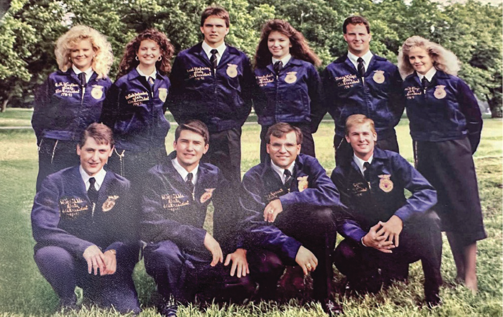 right) unlock her leadership potential and develop lifelong friendships with her nine teammates. Photo courtesy of Jennifer Jackson/Texas FFA Association.